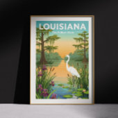 Vintage Louisiana Poster