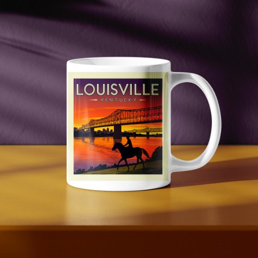 Vintage Louisville Kentucky Koffiemok