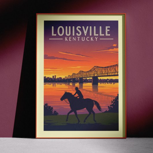 Vintage Louisville Kentucky Poster