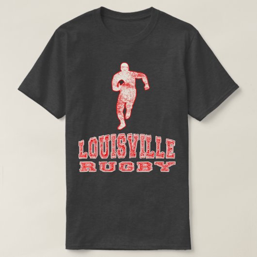 Vintage Louisville Rugby T-shirt (Design voorkant)