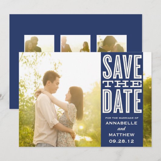 VINTAGE LOVE | AANKONDIGING VAN DE DATUM (Voorkant / Achterkant)