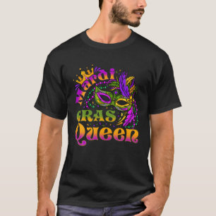 Vintage Love Carnival Classic Art Mardi Gras Queen T-shirt