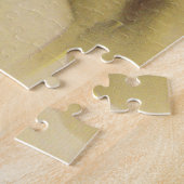 Vintage love couple kissing sepia illustration legpuzzel (Zijkant)