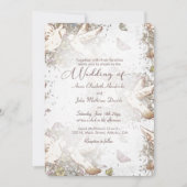 Vintage Love Doves Garden Wedding Kaart (Voorkant)