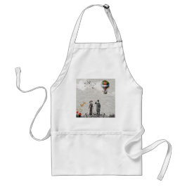 Vintage love standaard schort