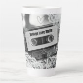 Vintage Love Static Latte Mok (Voorkant)