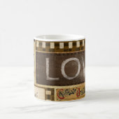 Vintage Love Woman Cinema Chocolate Coffee Mok (Center)