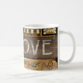 Vintage Love Woman Cinema Chocolate Coffee Mok