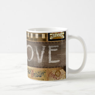 Vintage Love Woman Cinema Chocolate Coffee Mok