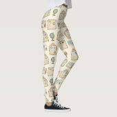 Vintage Luchtpost Avontuur (4) Leggings (Rechts)