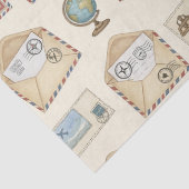 Vintage luchtpost avontuur (4) tissuepapier (Detail)