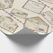 Vintage luchtpostavontuur (3) cadeaupapier (Hoek)