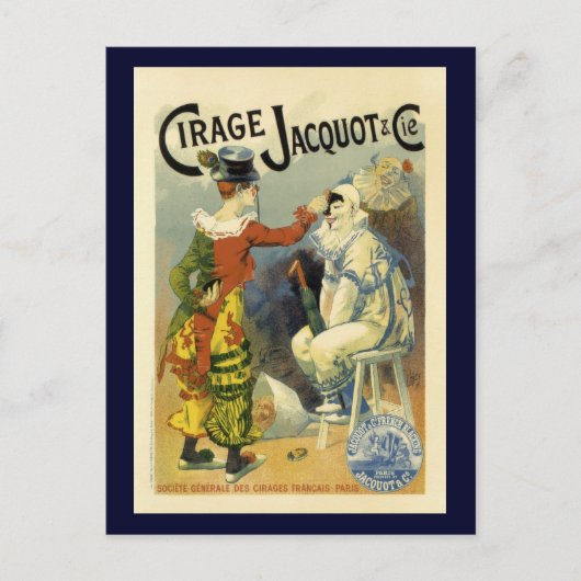Vintage Lucien Lefévre Advertisement Briefkaart (Voorkant)