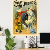 Vintage Lucien Lefévre Advertisement Poster (Thuiskantoor)