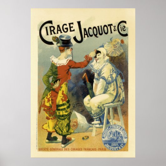 Vintage Lucien Lefévre Advertisement Poster (Voorkant)