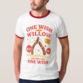 Vintage Lucky Wishbone Veel Geluk T-shirt