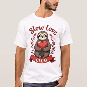 Vintage Luiaard Valentijn Lief Hart Handen Kunst 2 T-shirt