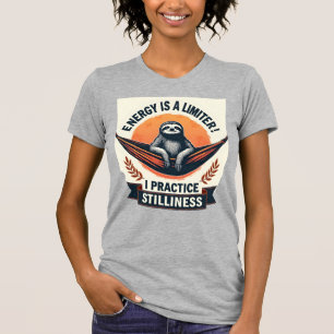 Vintage Luiaard Zonsondergang Retro Bos Dieren Kun T-shirt