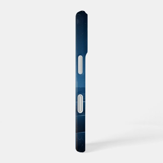 Vintage Lunar Waves iPhone 16 Hoesje (Rechterkant)