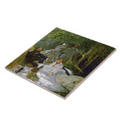 Vintage Luncheon aan de Grass Claude Monet Tegeltje (Zijkant)