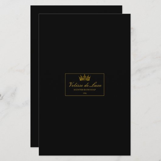 Vintage Lux Soap Wrap Paper (Voorkant / Achterkant)