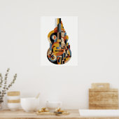 Vintage Luxe Art Deco Jazz Poster (Keuken)