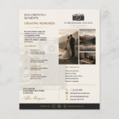 Vintage Luxe Cameramerking | Fotograaf Flyer (Achterkant)