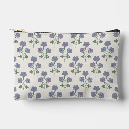 Vintage Maagdenpalm & Klaproos Rood Botanisch Etui (Voorkant)