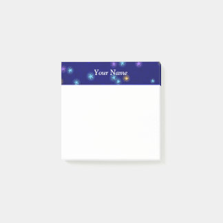 Vintage Maan en Sterren Etsing 3" x 3" Plaknotitie Post-it® Notes