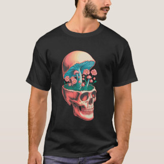 Vintage Macabre & Fairy Grunge Kunst Trippy Gothic T-shirt