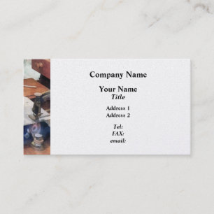 Vintage Machine Circa 1850 Visitekaartje