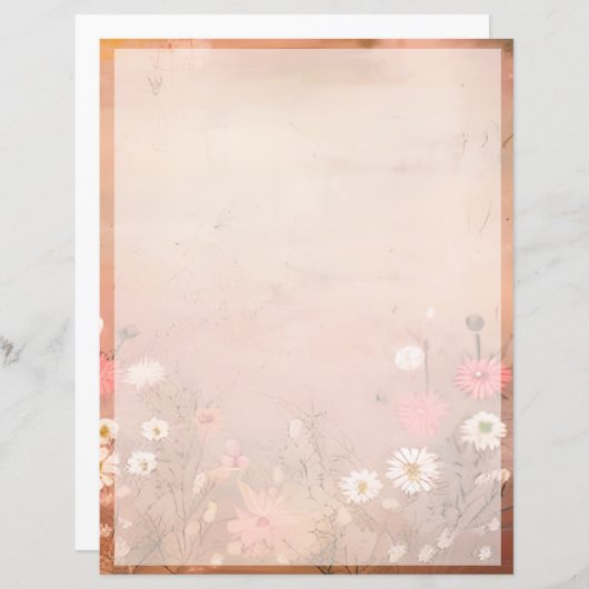 Vintage madeliefjes (Voorkant / Achterkant)