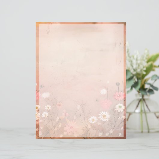 Vintage madeliefjes (Staand voorkant)