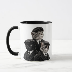 Vintage Mafia Kat Koppie – Grappig Cadeau voor Kat Mok