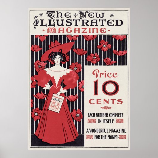 Vintage Magazine Ad  Poster (Voorkant)