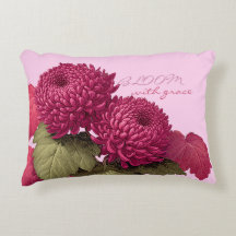 Vintage Magenta Chrysanthemum Botanisch