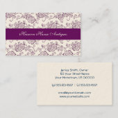 Vintage Magenta en Visitekaartje van de Rozen van  (Voorkant / Achterkant)