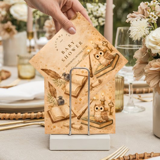 Vintage Magic Potion Baby Shower Servet