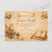 Vintage Magic Potion Diapper Raffle Informatiekaartje (Voorkant)