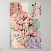 Vintage Magnolia Harmony Poster (Voorkant)