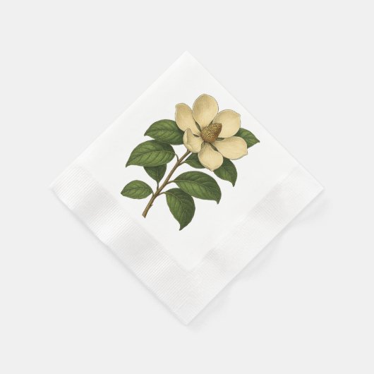 Vintage Magnolia Servet (Hoek)