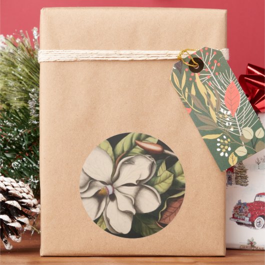 Vintage Magnolia Wedding Stickers (Feestdagen)