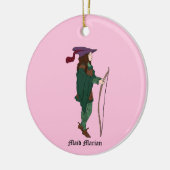 Vintage Maid Marian-versiering Keramisch Ornament (Links)
