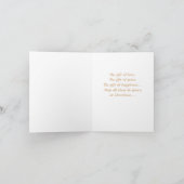 Vintage Maiden en Angels Holiday Kaart (Binnen)