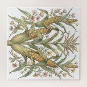 Vintage Maïskolf Botanisch Legpuzzel (Horizontaal)