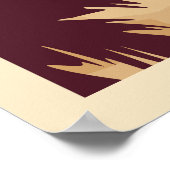 Vintage Maldives Sea Turtle Poster (Hoek)