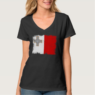 Vintage Malta-vlag Maltese Onafhankelijkheidsdag T-shirt