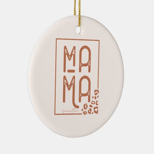 Vintage Mama Keramisch Ornament (Rechts)