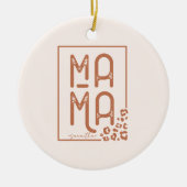 Vintage Mama Keramisch Ornament (Voorkant)
