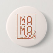 Vintage Mama Ronde Button 7,6 Cm (Voorkant)